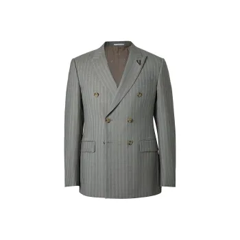 VICUTU Business Suit Men's Khaki Stripes