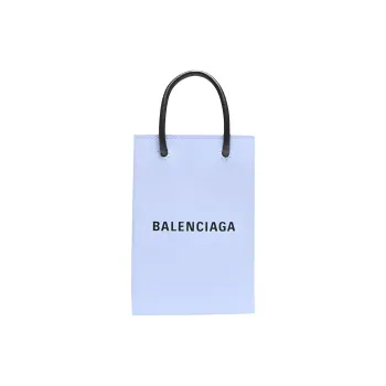 Balenciaga Cow Leather Cell Phone Pouch Crossbody Bag Handbag Women's Purple