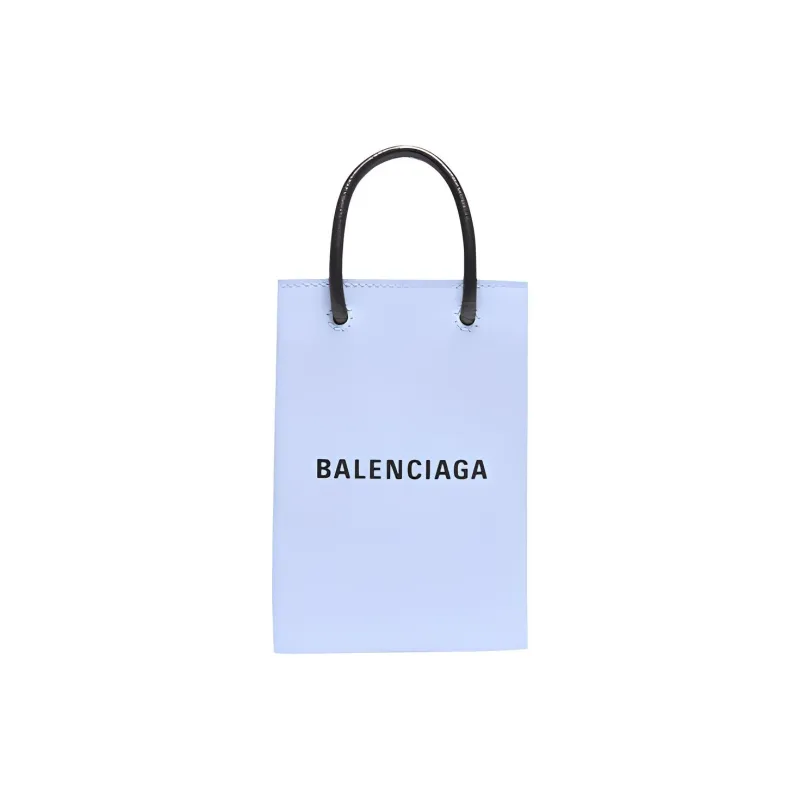 Balenciaga Cow Leather Cell Phone Pouch Crossbody Bag Handbag Women's Purple-0