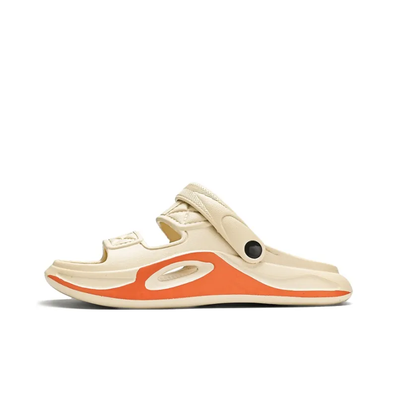FCMM Beach Sandals Unisex Black/Black Gray Beige Orange/Matcha Green-10