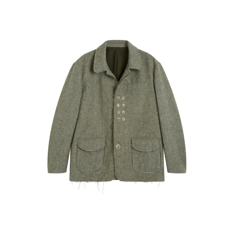 SAME FLOW Business Suit Unisex Green Bean Green-0