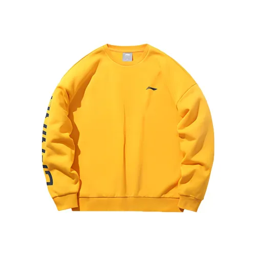 LiNing Sweatshirt Unisex Butter Yellow