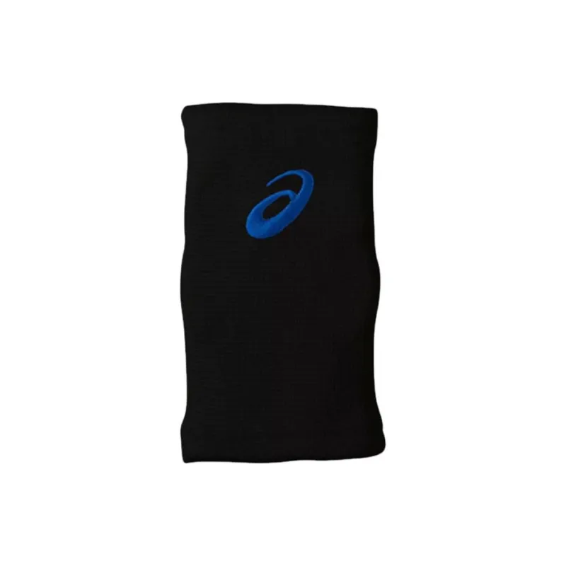 Asics Volleyball Elbow Pads Blue Black Rayon, Polyester, Synthetic Rubber Kids'-1
