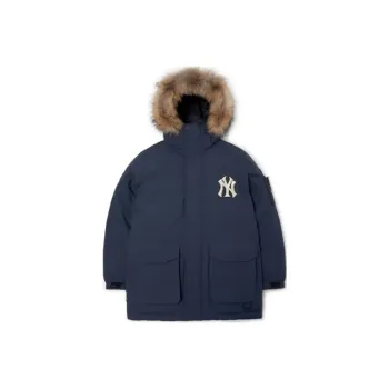 MLB Base Logo Down Jackets Unisex Blue