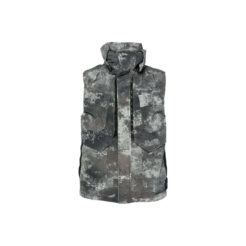 STONE ISLAND Camouflage Printed Sleeveless Gilet-0