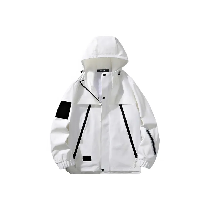 33TH Jackets Coats Unisex Rainy Blue-10