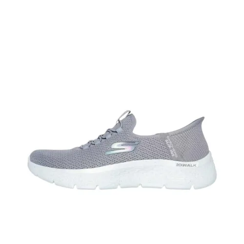 Skechers Go Walk Fle Low Top Casual Shoes Women's Gray