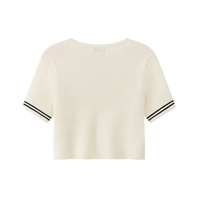 CHUU Knitwear Women's White Apricot-1