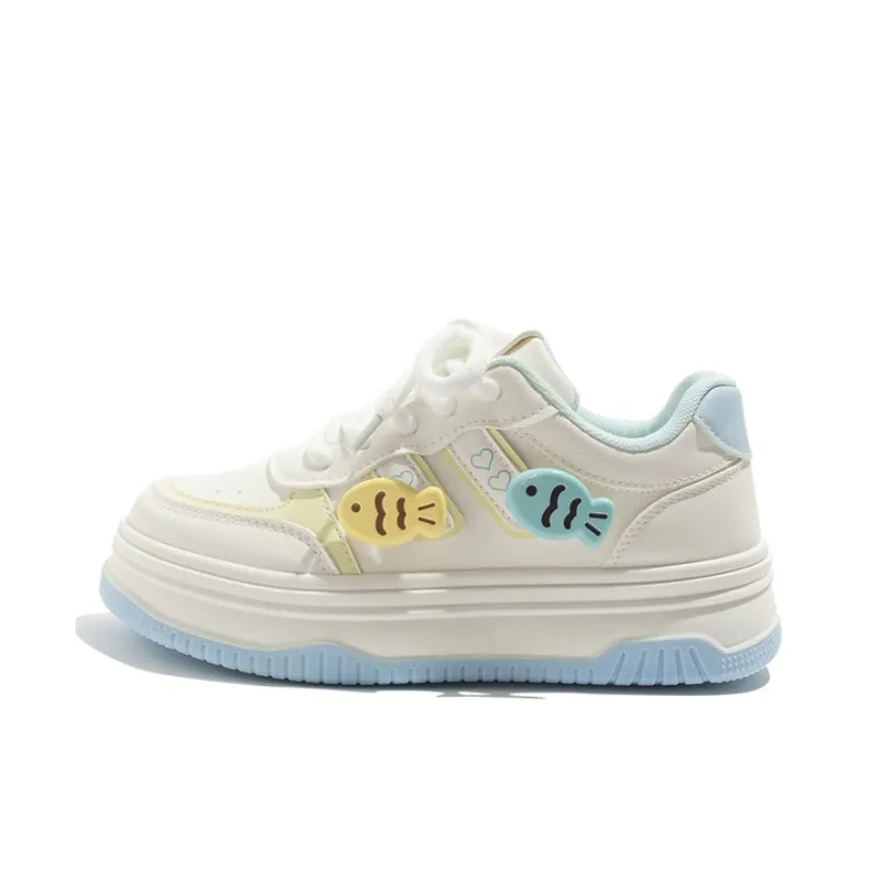 MABEL&CO Abrasion Resistant Lightweight Height Increasing Low Top Skateboard Shoes Women's-5