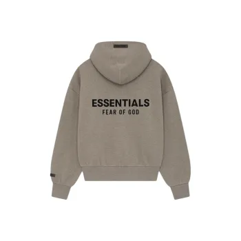 Fear Of God Essentials Classic Full Zip Up Hoodie