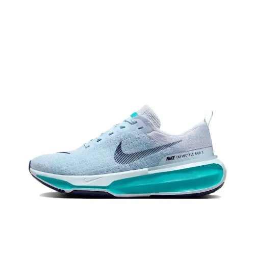 Nike ZoomX Invincible Run 3 Anti Slip Wear Resistant Low Top Casual Running Shoes Men's Blue