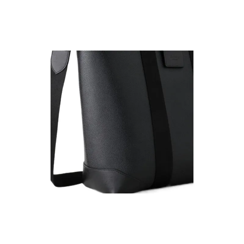 Mulberry Plain Weave Calfskin Shoulder Bag, Crossbody Bag, Handbag Regular Women's Black-3