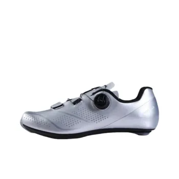 LiNing Anti Slip Wear Resistant Low Top Cycling Shoes Men's Silver