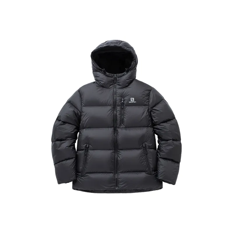 SALOMON Down Jacket Unisex Black-0