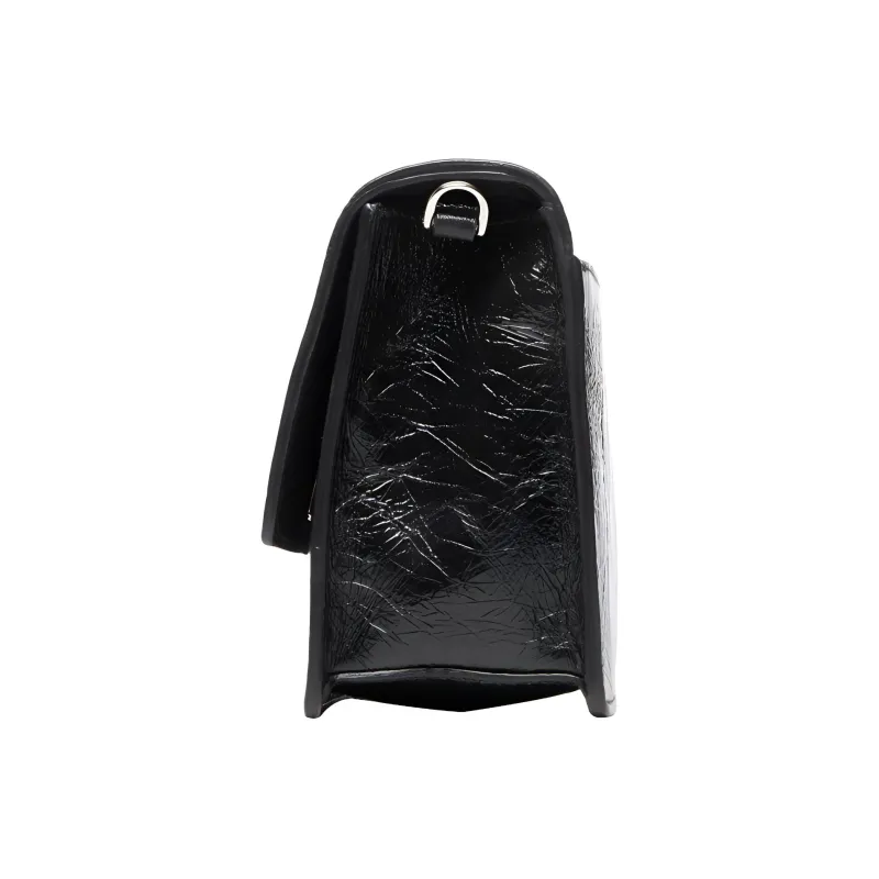 Furla Soft Leather Shoulder Bag Crossbody Bag Women's Black-2