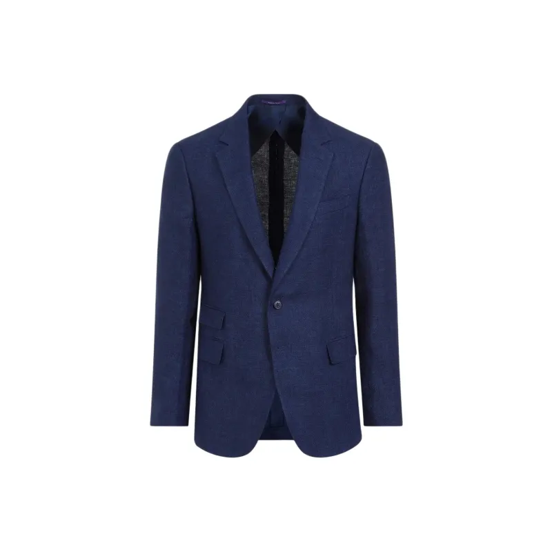 Polo Ralph Lauren Purple Label Single-Breasted Straight Hem Blazer-0