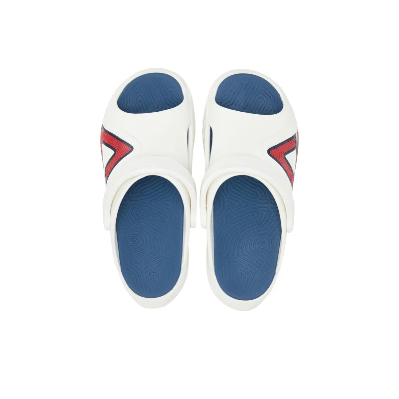 PEAK EVA Slip Resistant Odor Resistant Abrasion Resistant Slide Slippers Men's Navy Blue Red-2