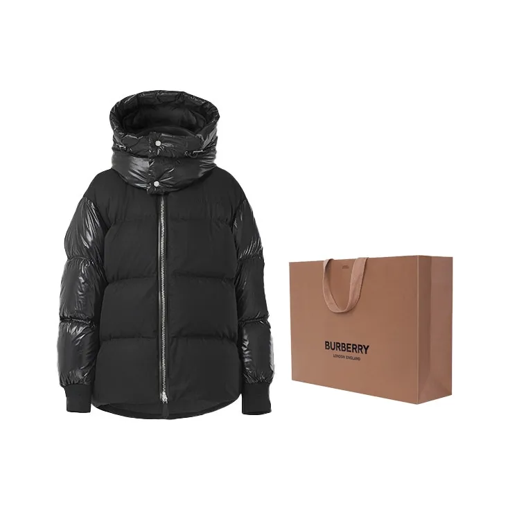 Burberry Warm Down Jacket Men's Black 80473201-7