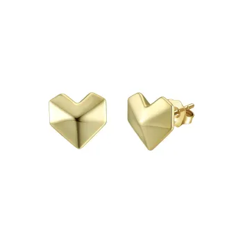 OGDAID S925 Silver Stud Earrings Women's