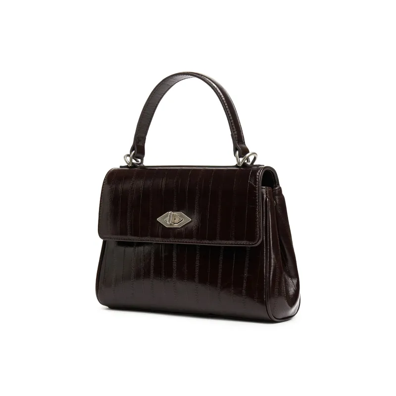 Staccato Cow Leather Handbag Trumpets Women's Multicolor-8