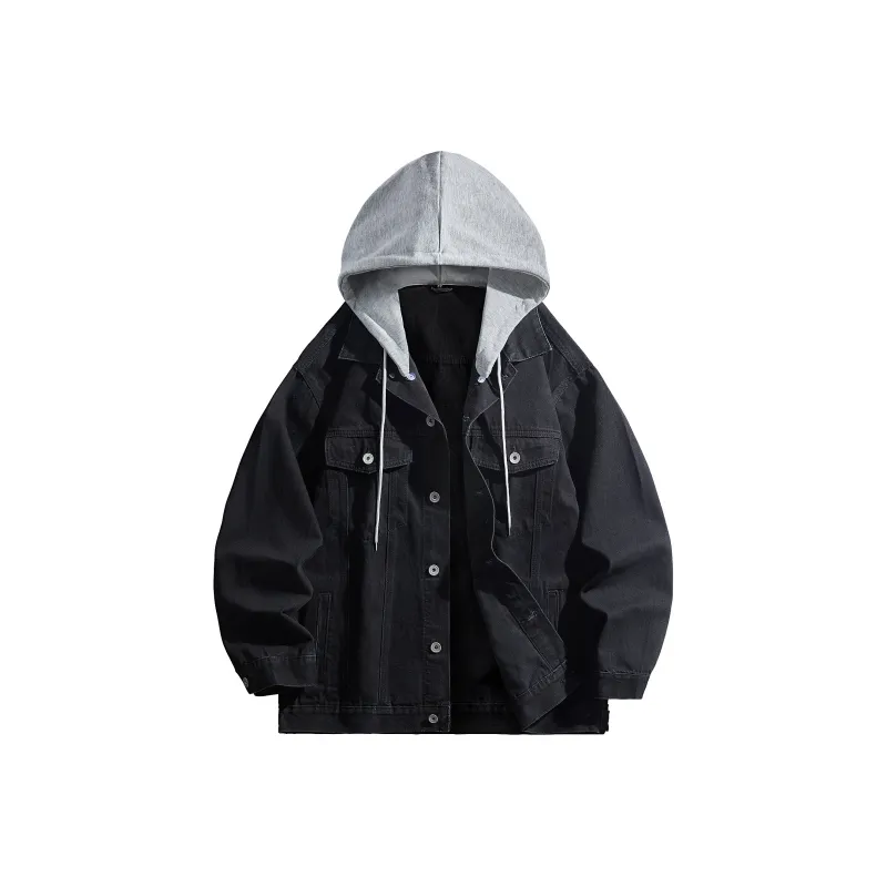 IGOI Denim Jacket Unisex Black Gray-0