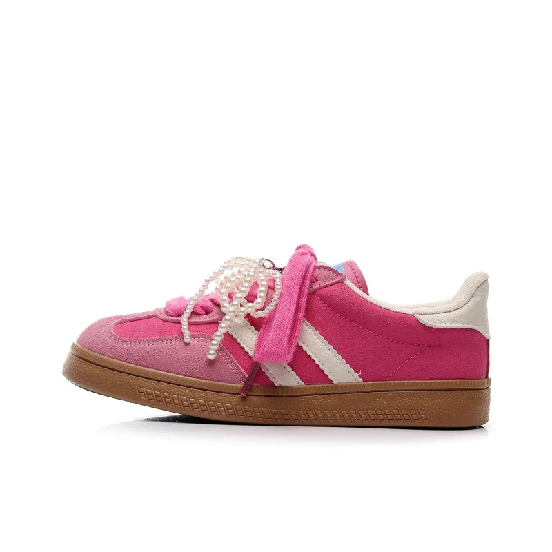 Feiyue Girly Heart Series Abrasion Resistant, Breathable, Lightweight Low Top Casual Shoes Women's-0