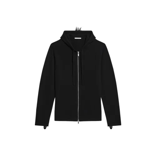 Helmut Calvin Cashmere Mohawk Zip Hoodie