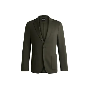 HUGO BOSS SS24 Business Suits Coats Men's Army Green