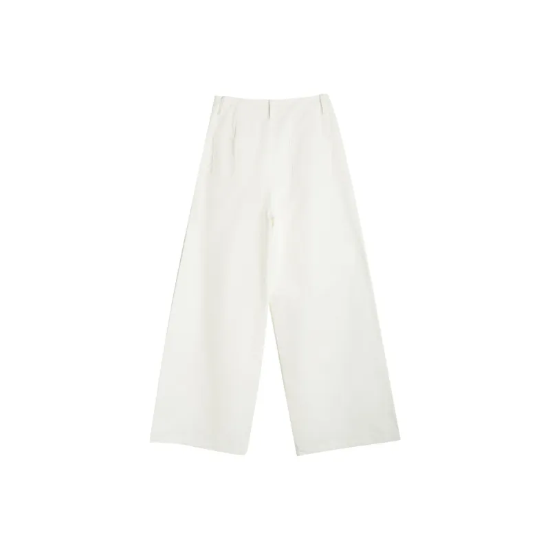 Olrain Casual Pants Women's White-6