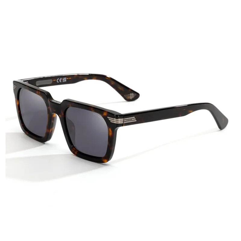 Police Plate Frame Square Sunglasses Unisex-3