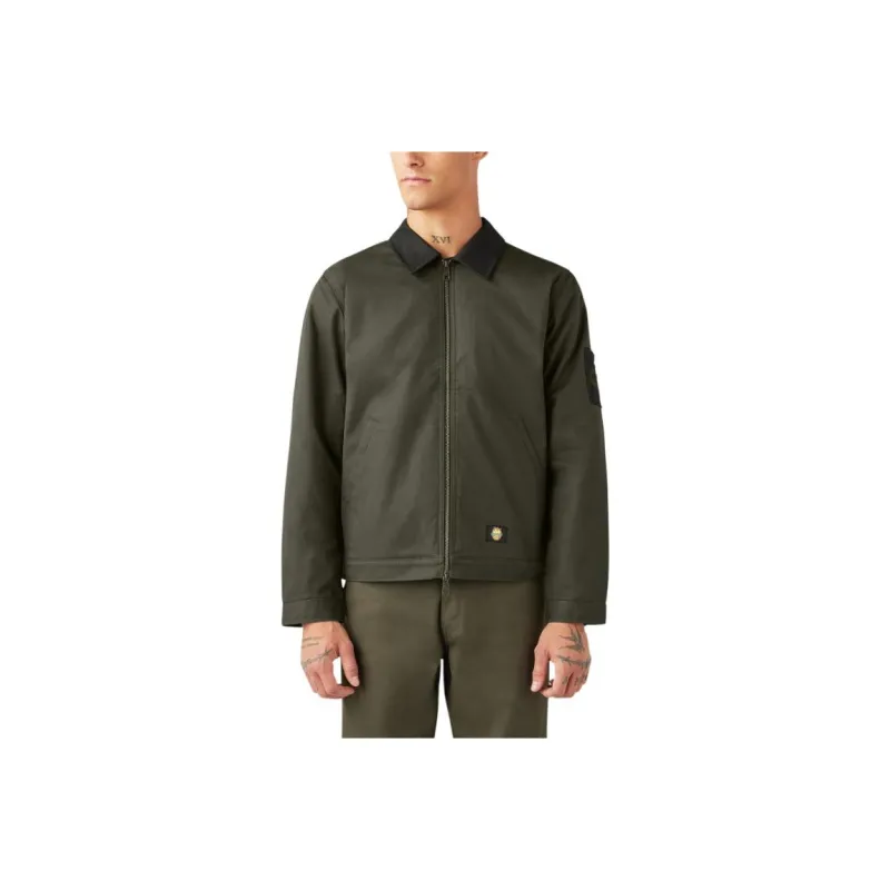 Dickies SPITFIRE Collaboration Jackets Men Olive Green-0