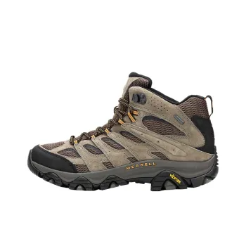 MERRELL MOAB 3 Mid Top Hiking Shoes Men's Walnut