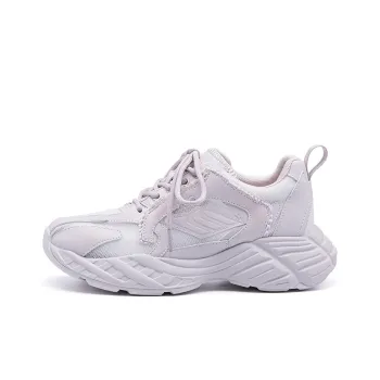 BURGELY Breathable And Lightweight Low Top Chunky Sneakers Women's