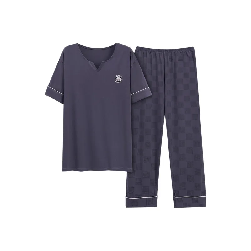 MADALLO Pajama Set Men's Dusty Blue-0