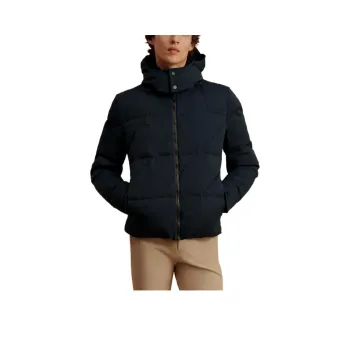 HERMES Down Jackets Men Navy Blue