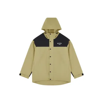 OCCUPY Basic Logo Series Water Resistant Jacket Unisex Khaki