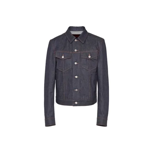 Ferragamo Logo buttons Cotton Denim Jacket