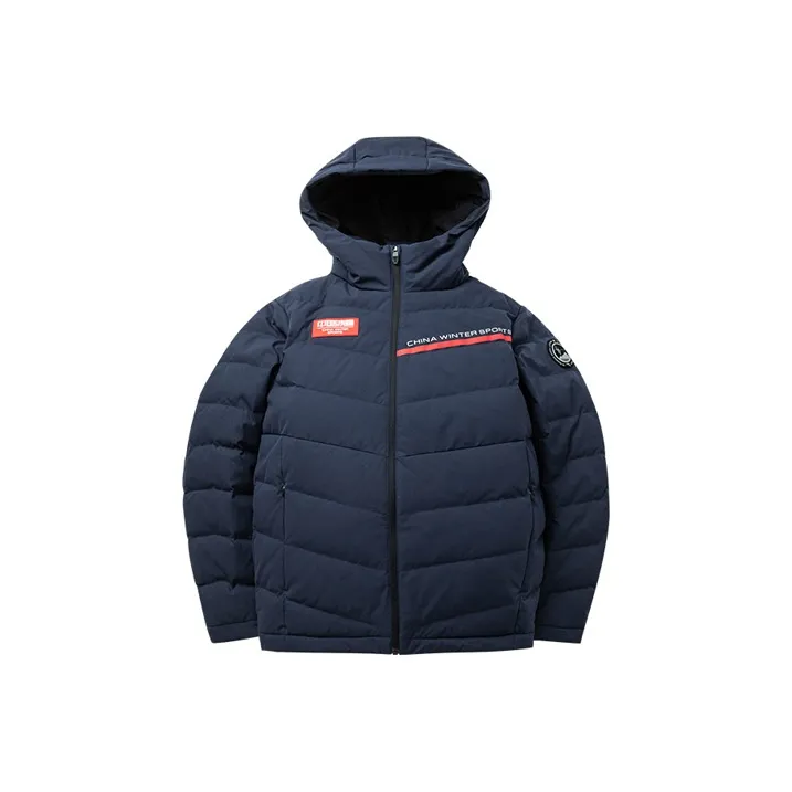 Anta Variety Training Collection Down Jacket Winter Men's Dark Blue-0