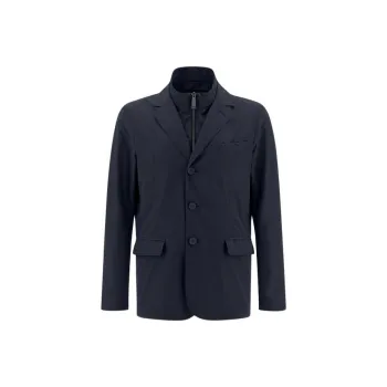 HERNO Buttoned Layered Jacket