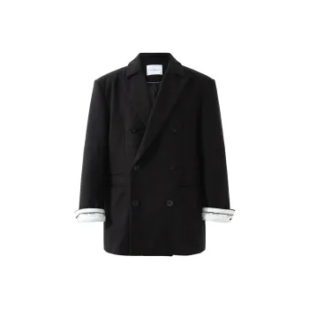 SINGLE MOMENT Business Suit Unisex Black
