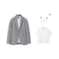 Gray (Includes Brooch+Short-Sleeved T-Shirt)