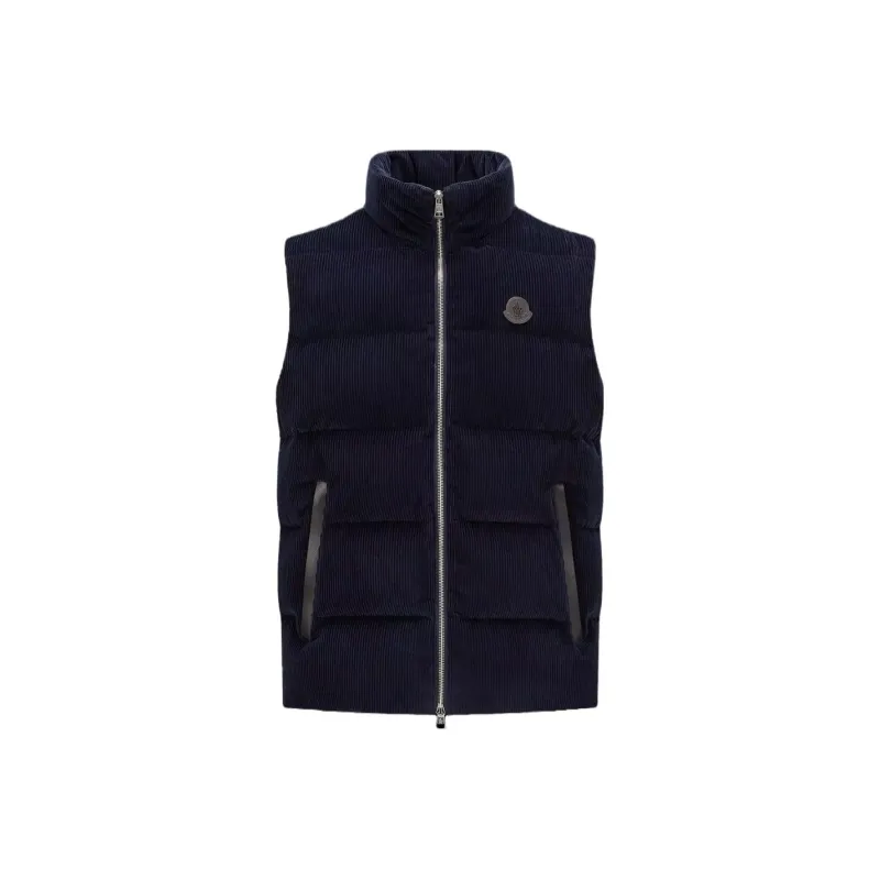 Moncler Vests Men Blue-0