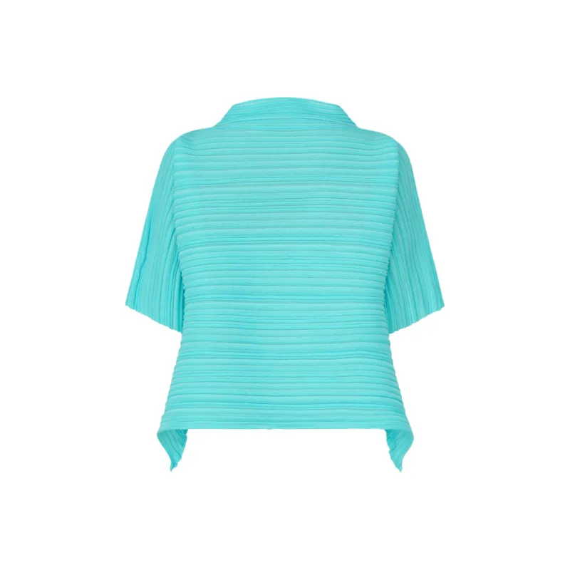 PLEATS PLEASE ISSEY MIYAKE SS25 Knitwear Women's Aqua Blue-1