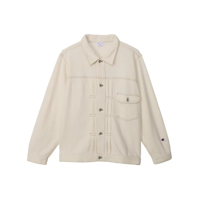 Champion SS24 Denim Jacket Men's Natural-0