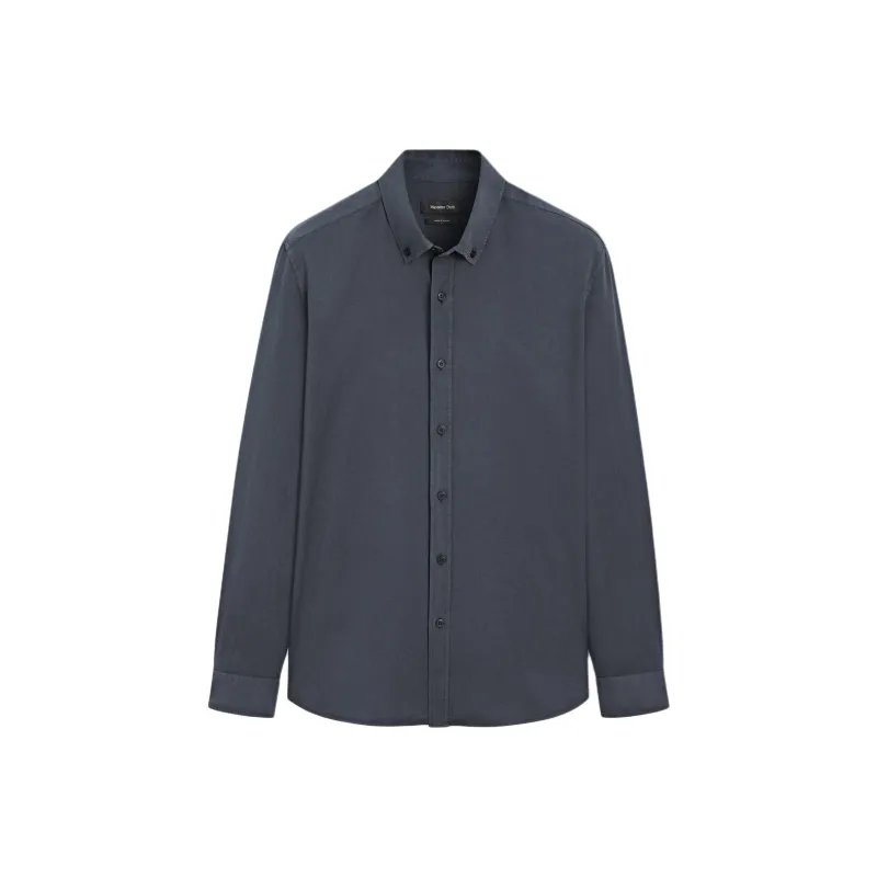 Massimo Dutti Shirt Men's Dark Gray-0