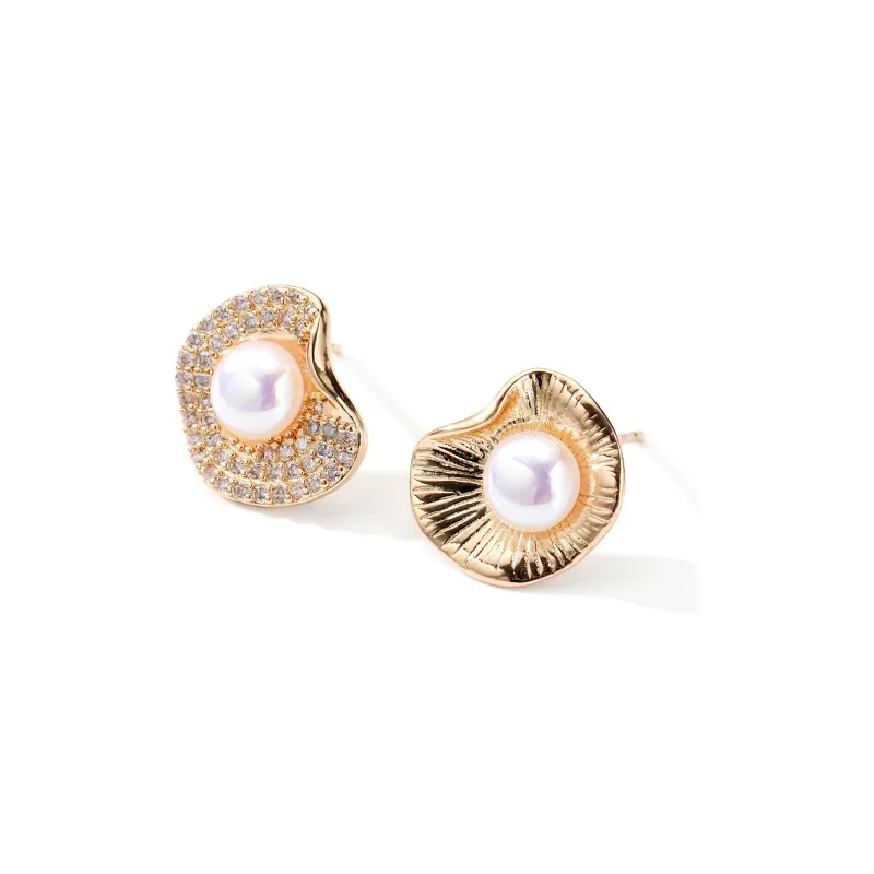 XXOFF Copper Alloy Stud Earrings Women's-3