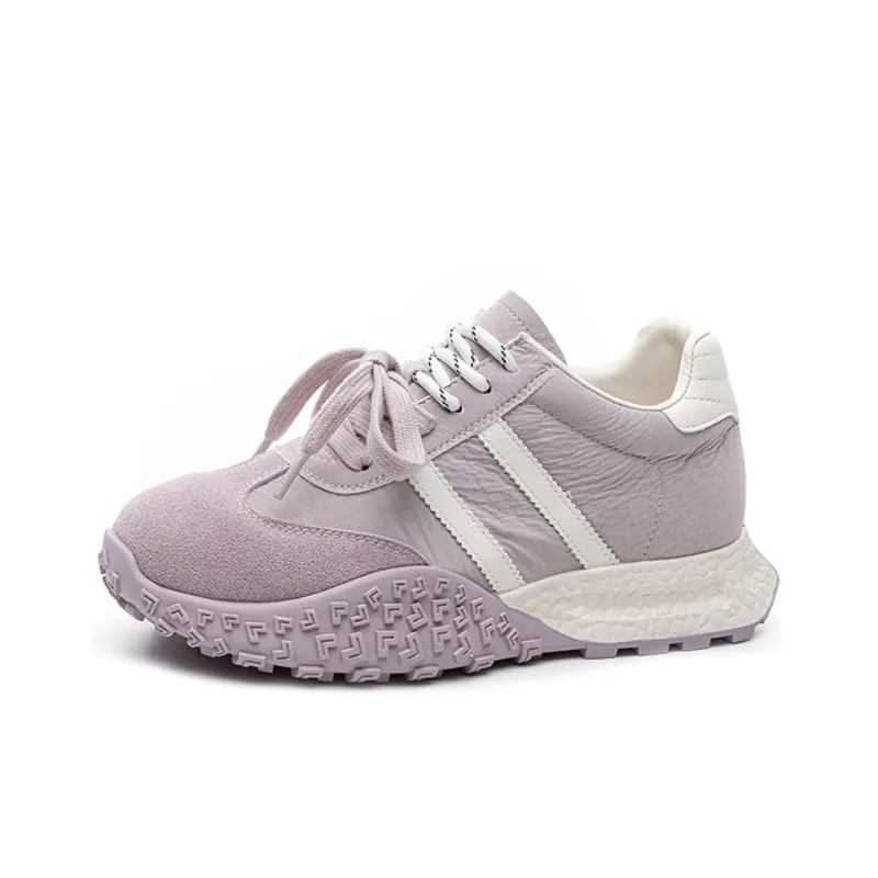 BBMTR Skateboard Shoes Women's Low Top Beige/Ginger Yellow/Misty Purple-11