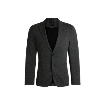 HUGO BOSS Business Suit Coat Men's Dark Gray