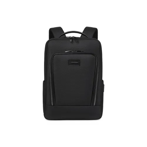 CROSSGEAR Polyester Backpack Regular Unisex Black