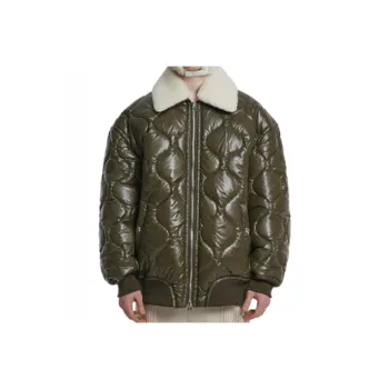 TRUNKPROJECT FW22 Solid Color Lapel Puffer Jacket Unisex Dark Brown